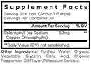 chlorophyll liquid drops codeage supplement facts