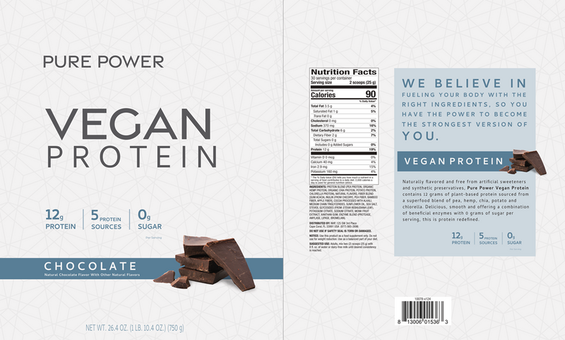 Vegan Protein (Dr. Mercola) label
