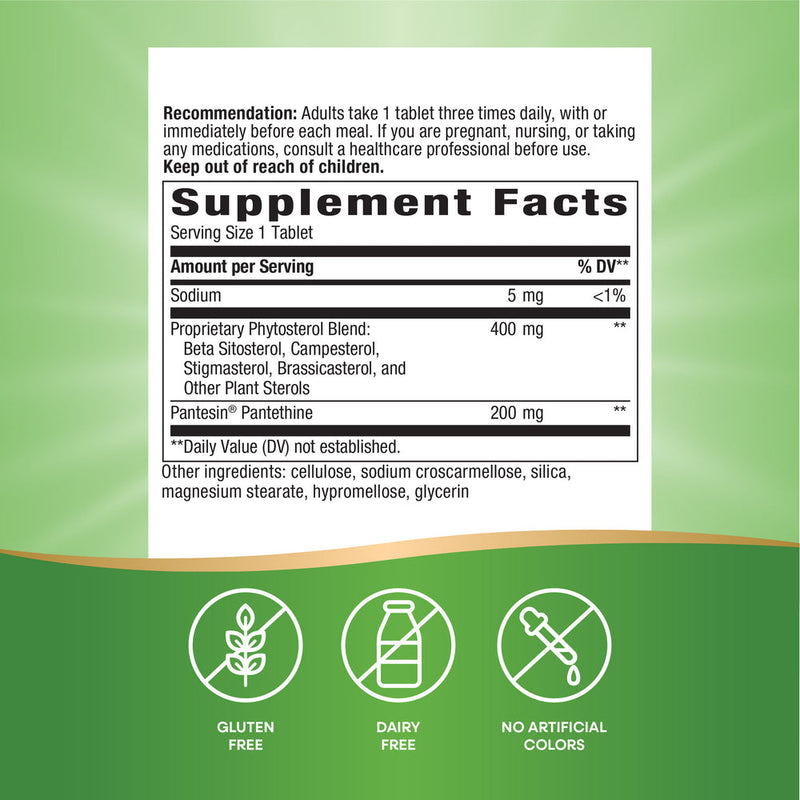 cholesterol shield nature's way supplement facts