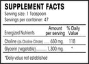 choline citrate (perque) supplement facts