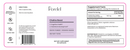 choline boost (perelel) label