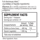 choline citrate (perque) supplement facts