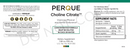 choline citrate (perque) label