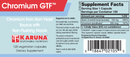 chromium gtf (karuna responsible nutrition) label