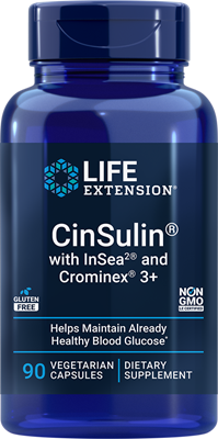 cinsulin with insea2 and crominex 3+ (life extension)