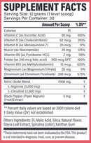 circulation cardio support fenix nutrition supplement facts