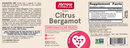 citrus bergamot jarrow formulas label
