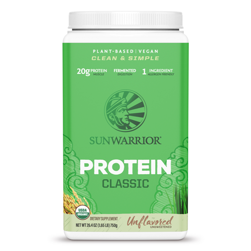 classic protein natural unflavored sunwarrior