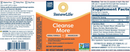 cleansemore (renew life) label