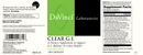 clear gi davinci labs label