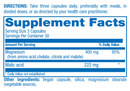 clinical magnesium anabolic laboratories supplement facts