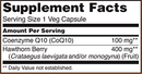 coq10 100 mg (now foods) supplement facts