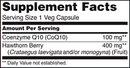 coq10 100 mg (now foods) supplement facts
