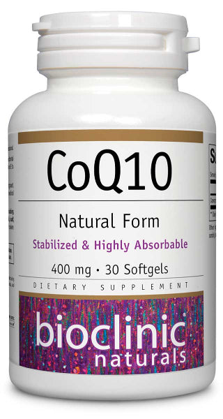 coq10 400 mg bioclinic naturals