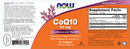 coq10 50 mg (now foods) label
