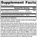coenzymated b-3 25 mg source naturals supplement facts