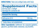 coenzyme q10 100 mg softgels (anabolic laboratories) supplement facts