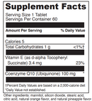 coenzyme q10 chewmelt davinci labs supplement facts