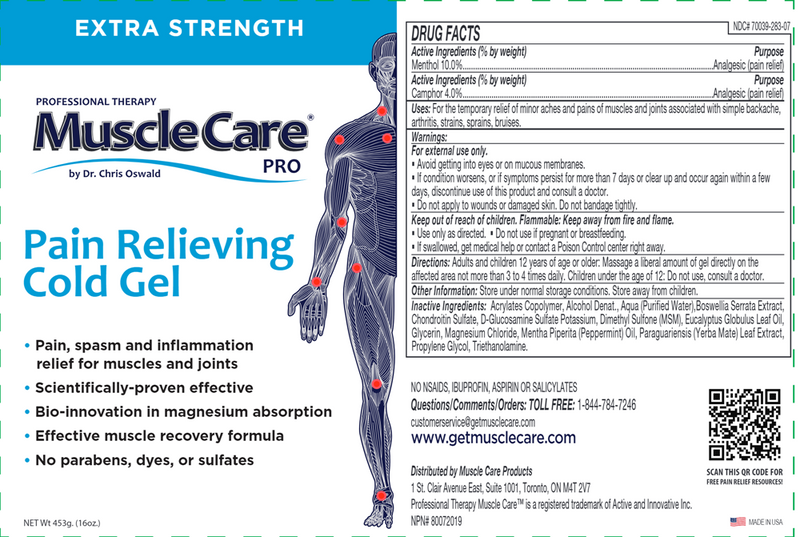 Cold Gel (MuscleCare) Label