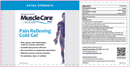 cold gel (musclecare) label