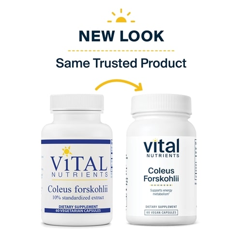 Coleus Forskolli Vital Nutrients new look