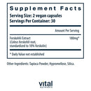 coleus forskohlii vital nutrients supplement facts