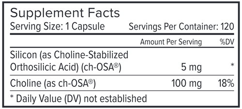 Collagen Generator ch-OSA (Natural Factors) 120ct Supplement Facts