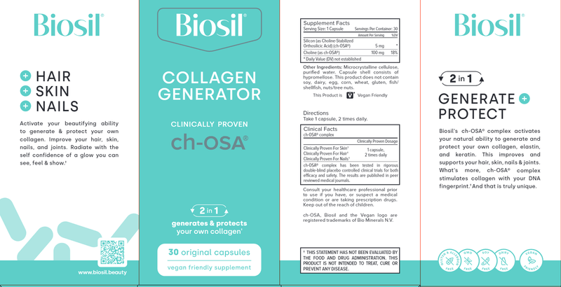 Collagen Generator ch-OSA (Natural Factors) 30ct Label