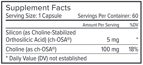 Collagen Generator ch-OSA (Natural Factors) 60ct Supplement Facts