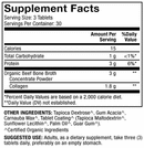 beef bone broth collagen dr. mercola supplement facts