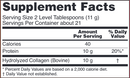 collagen peptides (now foods) supplement facts