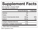collagen peptides momentous supplement facts