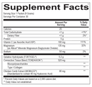 collagen stick packs (ortho molecular) supplement facts