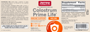 colostrum prime life jarrow formulas label