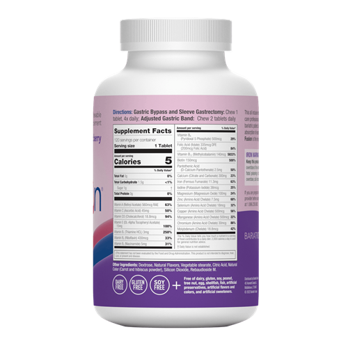 Complete Chewable Multivitamin - Mixed Berry (Bariatric Fusion)