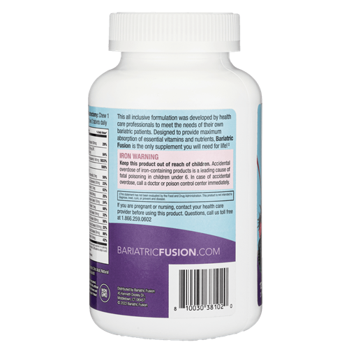 Complete Chewable Multivitamin with Vitamin K - Very Berry (Bariatric Fusion)