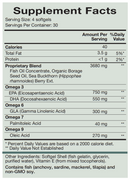 complete omega essentials supplement facts