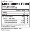 daily omega-3 support (equilife) supplement facts