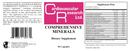 comprehensive minerals (ecological formulas) label