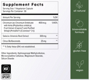 control glucose (mend) supplement facts