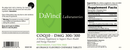 coq10 dmg 300/300 davinci labs label