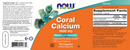coral calcium 1000 mg (now foods) label