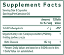 cordyceps mushroom gaia herbs pro supplement facts