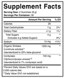 cordyceps + shiitake energy support charlotte's web supplement facts