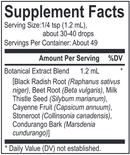 core black radish blend energetix supplement facts