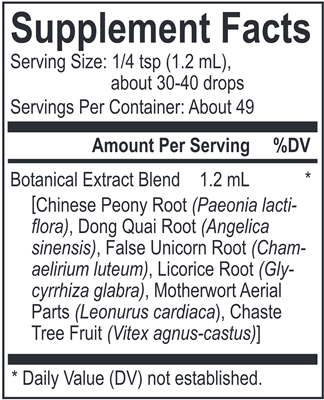 Core Dong Quai Blend (Energetix) Supplement Facts
