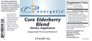 core elderberry blend (energetix) label
