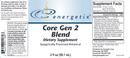 core gen 2 blend (energetix) label