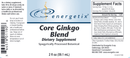 core ginkgo blend (energetix) label