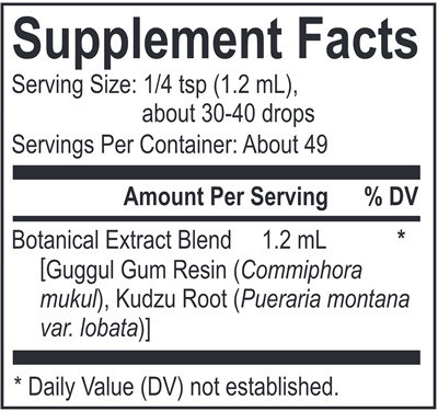 Core Guggulipid Blend (Energetix) Supplement Facts